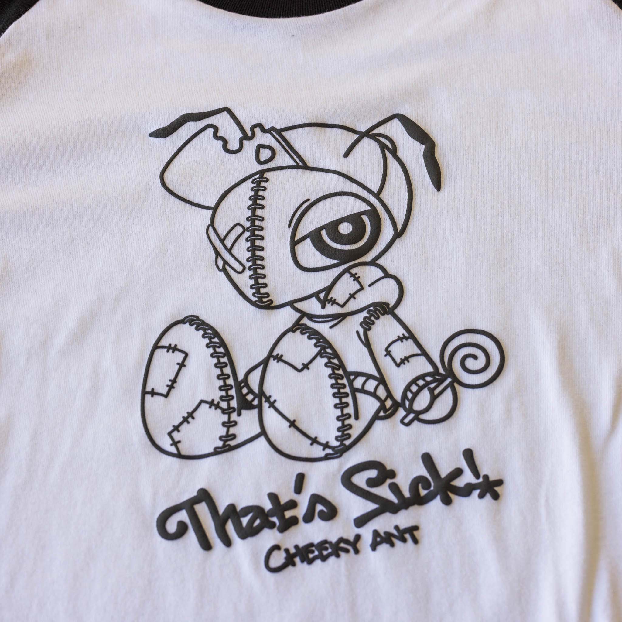 病んでるアントくんの ロングスリーブTシャツ – Cheeky ant